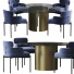 Стіл та стільці Meridiani Sylvie Set - DayToday