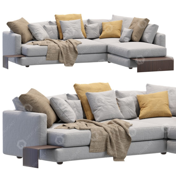 Sofa Flexform Long Island 3D-Modell