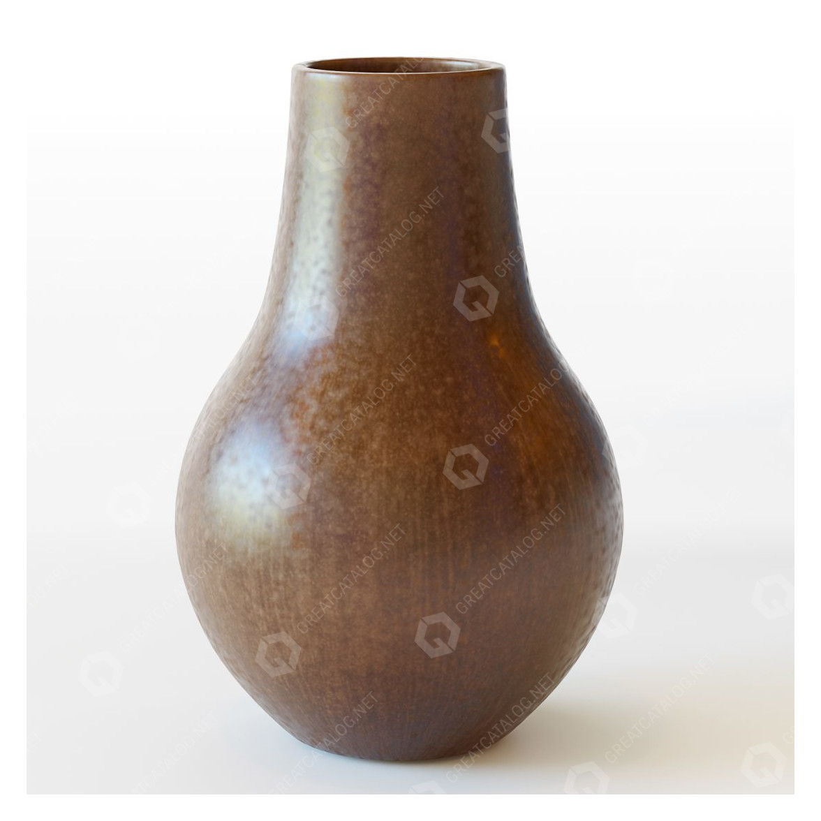 Vases West Elm Reactive Glaze Large Floor 3D model