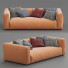 Sofa Flexform Lario Orange - Navasard