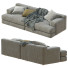 Диван Cassina Miloe Gray - Navasard