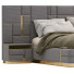 Lit et tables de chevet Visionnaire Beloved Gray - Navasard
