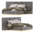 Lit et tables de chevet Visionnaire Beloved Gray - Navasard