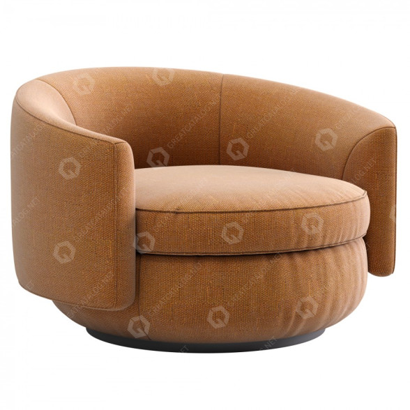 Fauteuil Cantori Gabrielle modèle 3D