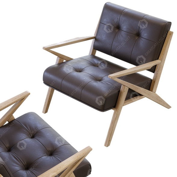 Sessel Christenia 3D-Modell