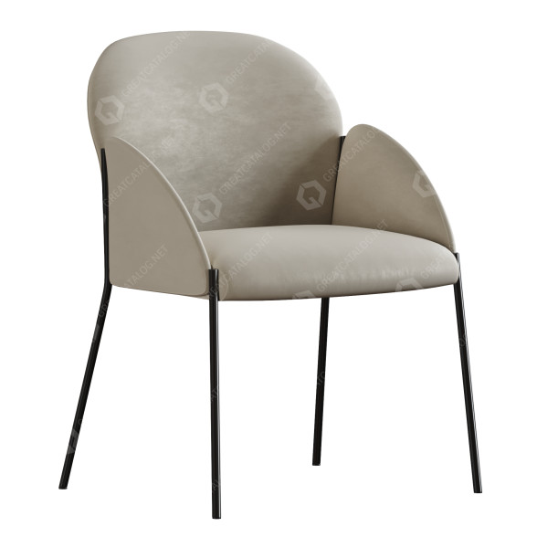 Stuhl Artifort Andrea Beige 3D-Modell