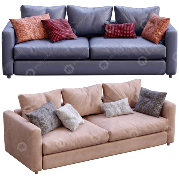 Sofá IKEA Vimle 3 Modelo 3D