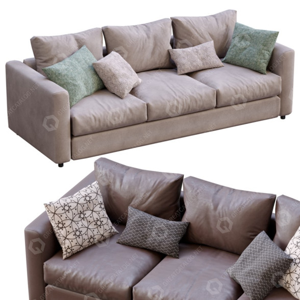 Sofa IKEA Vimle 2 3D model