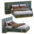 Кровать и тумбочки Visionnaire Beloved Green - Navasard