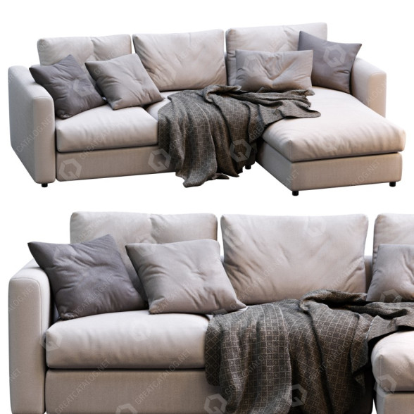 Диван IKEA Vimle Beige 3D модель