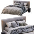 Bett und Nachttischchen Globewest Vittoria Bold 2 - Navasard