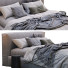 Bett und Nachttischchen Globewest Vittoria Bold 2 - Navasard