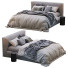 Bett und Nachttischchen Globewest Vittoria Bold 2 - Navasard