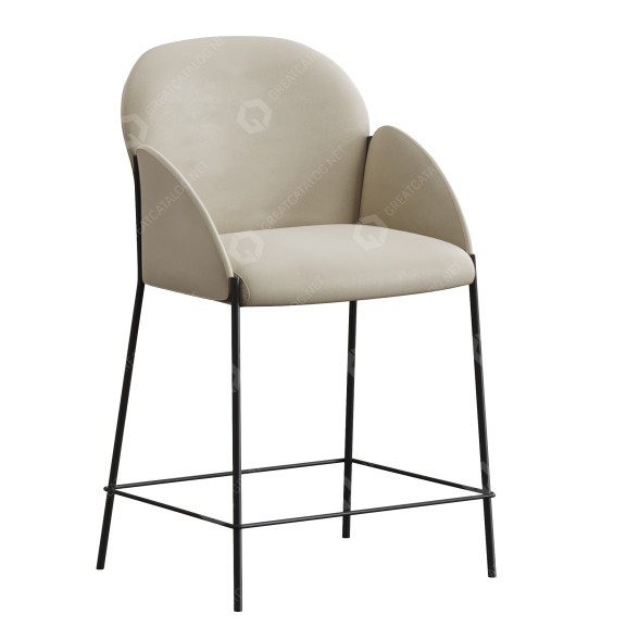 Hoker barowy Artifort Andrea Beige model 3D
