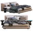 Ліжко та тумбочки Living Divani Softwall Beige - Navasard