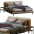 Кровать и тумбочки MADE Besley Beige - Navasard
