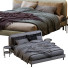 Кровать и тумбочки MADE Besley Beige - Navasard