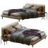 Кровать и тумбочки MADE Besley Beige - Navasard