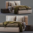 Ліжко та тумбочки MD House Line Beige - Navasard
