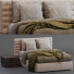 Ліжко та тумбочки MD House Line Beige - Navasard