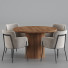 Стіл та стільці CB2 Spindler Round Dining - DayToday