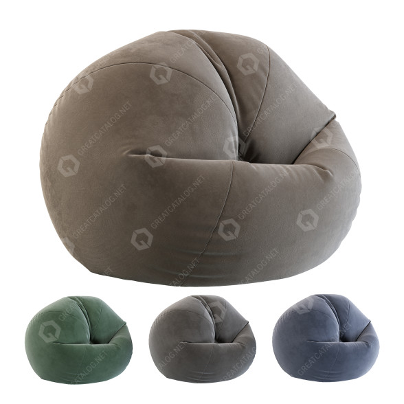 Крісло-мішок With Bean Filling 3D модель
