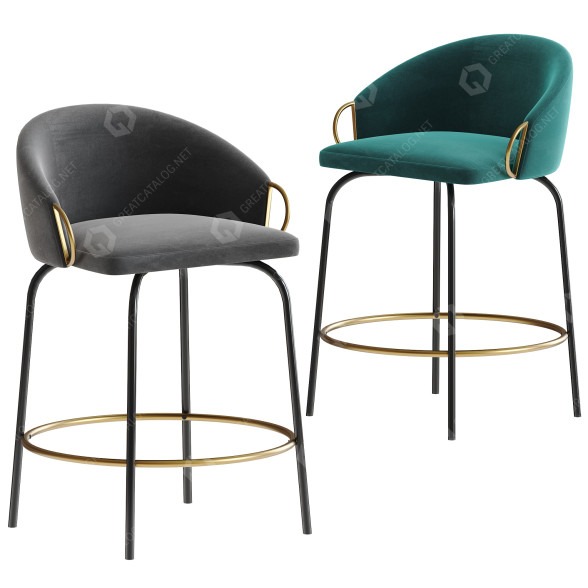 Barhocker Lumisource Claire Counter 3D-Modell