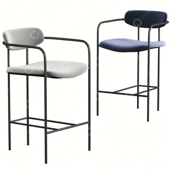 Barhocker Mercana Parker Counter 3D-Modell