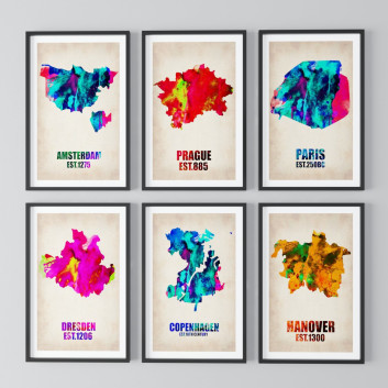 Bilder Cartographic Theme Paintings