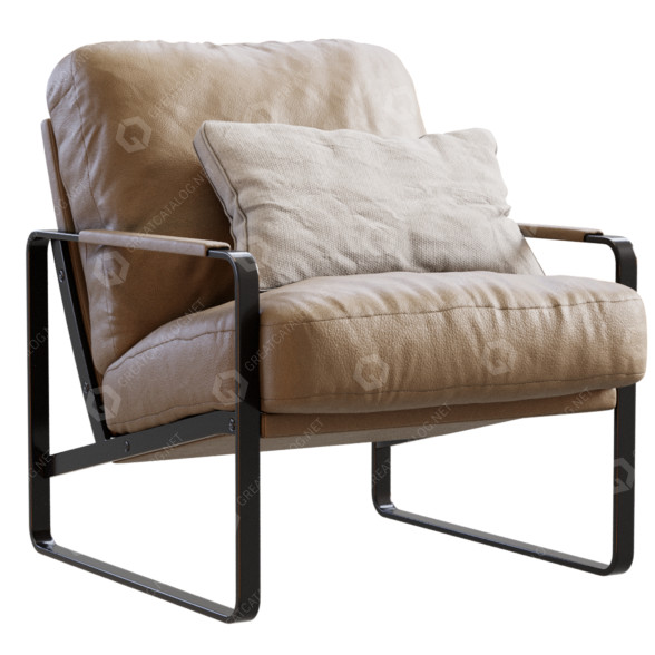Sillón Walter Knoll Leather Modelo 3D