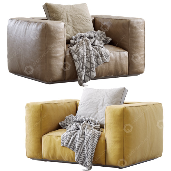 Fotel Arflex Marechiaro (2 Color Version) model 3D