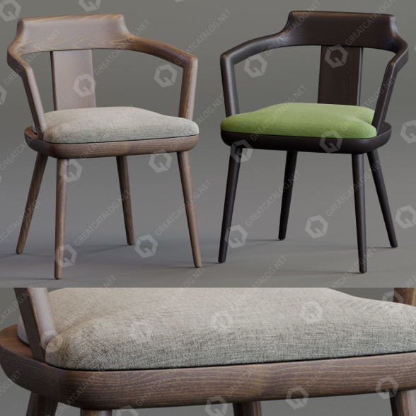Stuhl Porada Tilly 3D-Modell
