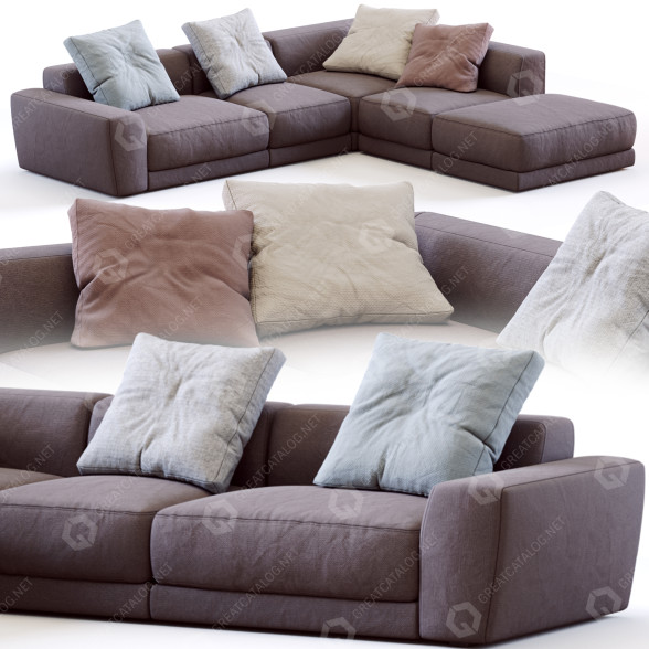 Sofa Jesse Pasha 3 3D-Modell