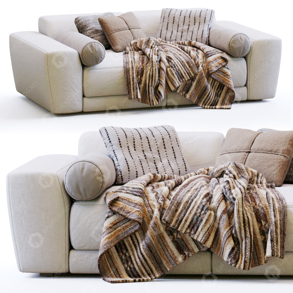Canapé Jesse Pasha modèle 3D