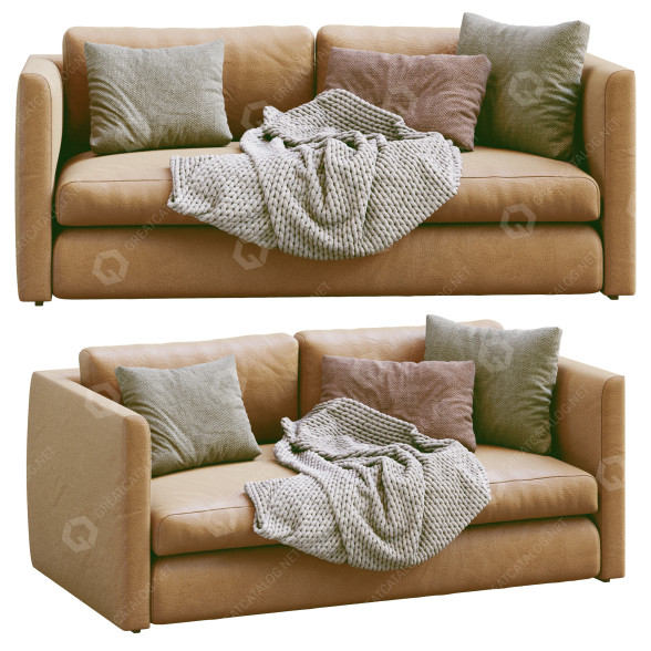 Sofa Hay Hackney Leather 3D-Modell