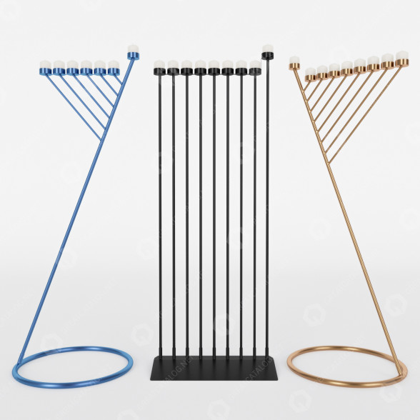 Свічники Oito Menorah 3D модель