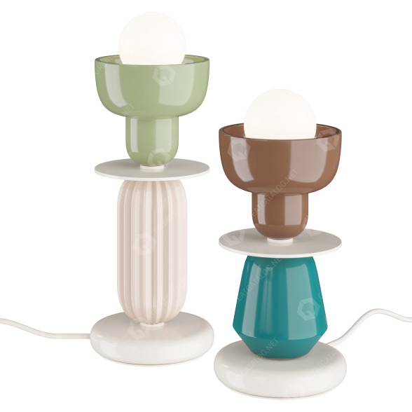 Tischlampen Ferroluce Berimbau Berimbau 3D-Modell
