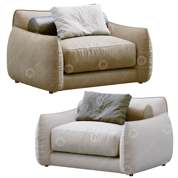 Крісло Montauk Sofa James 3D модель
