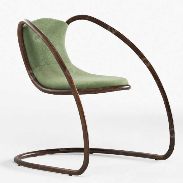 Fotel Luxy Timeless model 3D
