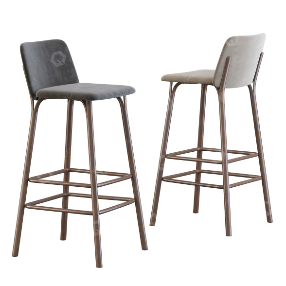 Tabouret de bar Split modèle 3D