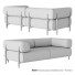 Sofa Hem Palo Modular 2 Seater with Armrest - qmod