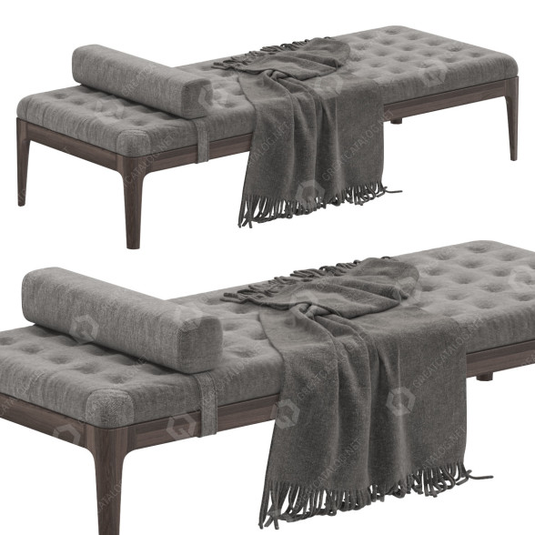 Chaise Longue Porada Webby 3D-Modell