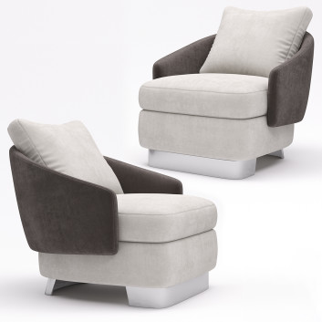 Крісло  Minotti Lawson Medium 3D модель