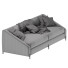 Sofa Eichholtz Candice - Ham003