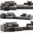 Диван Minotti Blazer Gray - KyJIeP_D