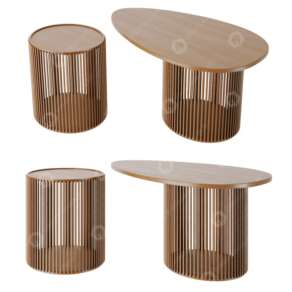 Tables basses Manualmode modèle 3D