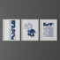 Картини Set of Modern Wall Artworks with Plants - Denys