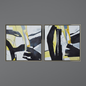 Pictures  Set of Abstract Paintings 2 3D model