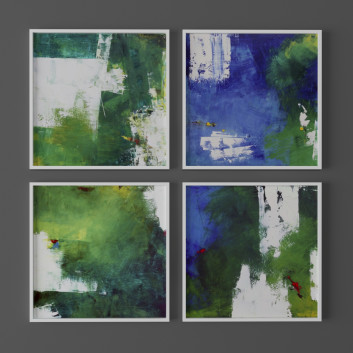 Pinturas Set of Abstract Paintings 3