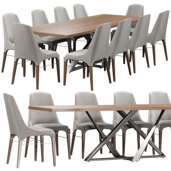 Стіл та стільці Bontempi Casa Millennium, Kelly